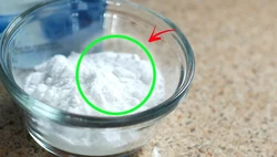 Passaggio 1 cospargere di bicarbonato di sodio